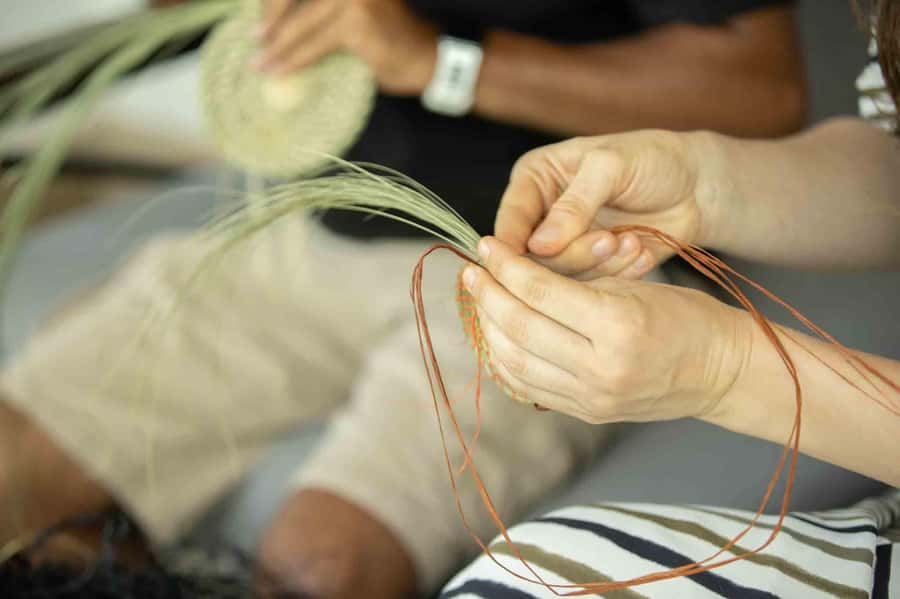 Kigali: Traditional Basket Weaving in a Garden - Understanding the colors, shapes, and patterns