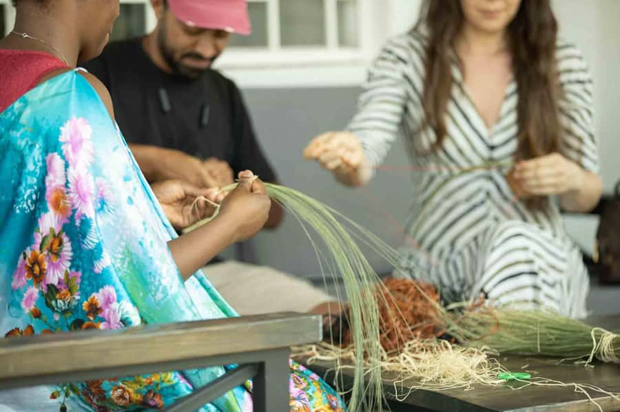 Kigali: Traditional Basket Weaving in a Garden - What the two hours feel like
