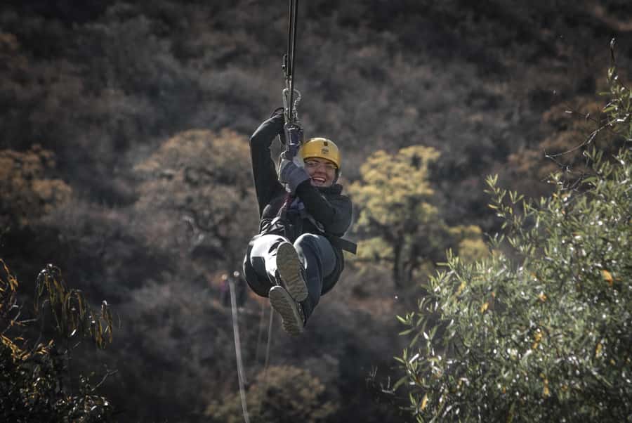 Kigali: Zip-line Experience in Mount Kigali - Moving through the multiple courses